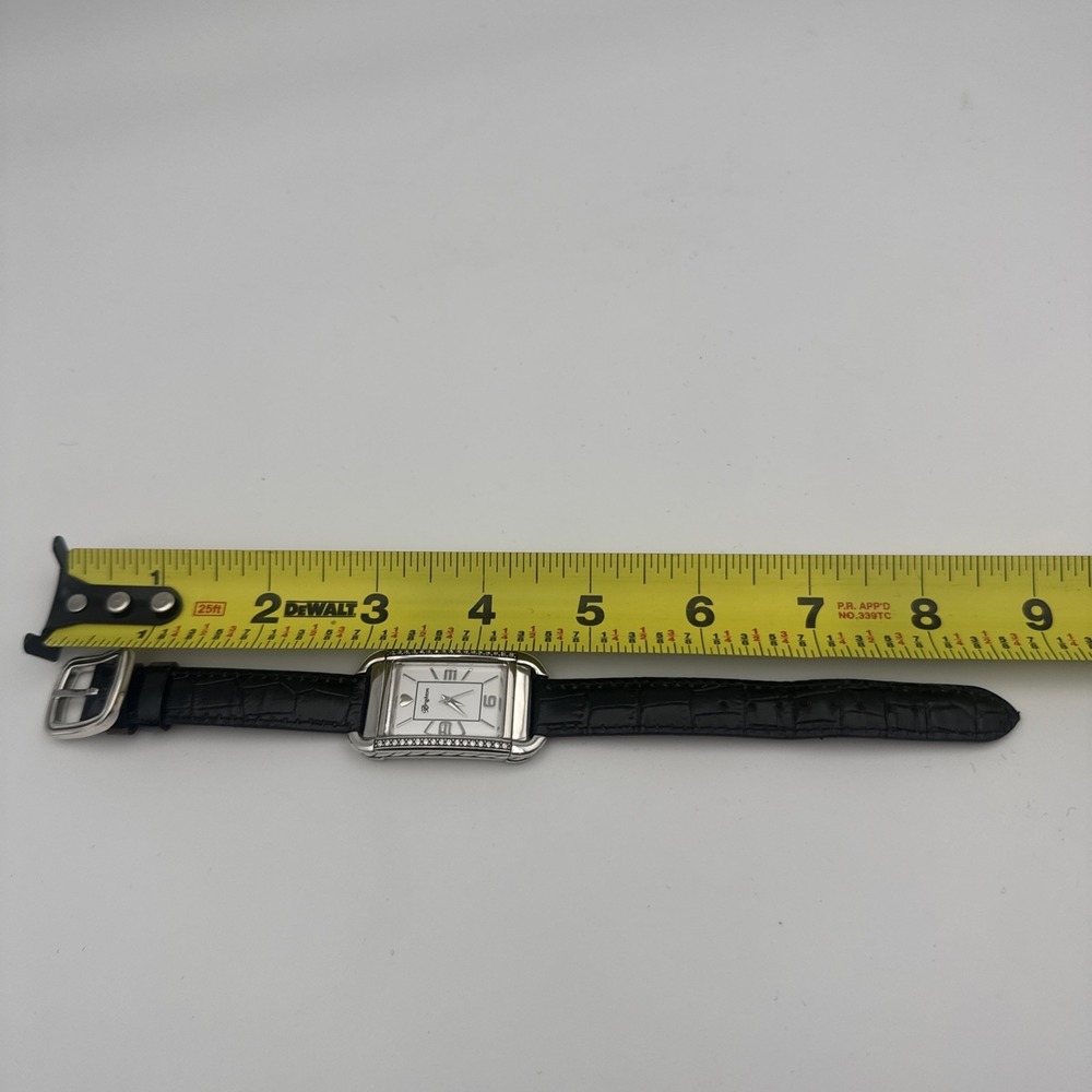Brighton Monaco Watch Reversible Band Brown & Black Band Working - Picture 8 of 16